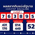 ตรวจหวยงวดวันที่ 16 ตุลาคม 60